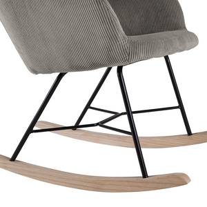 Rocking chair Kumia II Velours - Gris