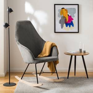 Rocking chair Kumia II Velours - Gris