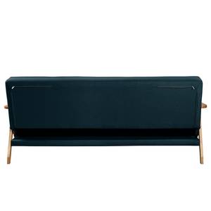 Schlafsofa Mid Century II Flachgewebe - Marineblau