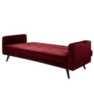 Divano letto Daru Deluxe Velluto Fosca: bordeaux