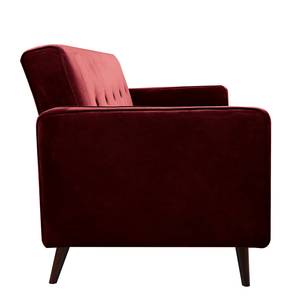 Schlafsofa Daru Deluxe Samt - Samt Fosca: Bordeaux