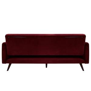 Divano letto Daru Deluxe Velluto Fosca: bordeaux