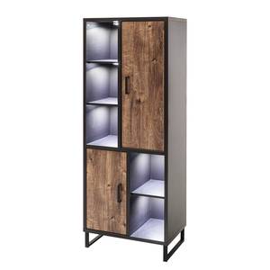 Kast Hixson Barrique eikenhouten look/zwart