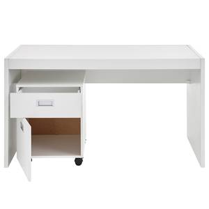 Scrivania Alaska Bianco - Materiale a base lignea - 135 x 75 x 70 cm