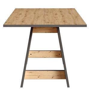 Eettafel Marvell Artisan eikenhouten look/antracietkleurig