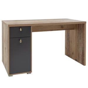 Bureau Merlin Marron - Bois manufacturé - 130 x 75 x 70 cm