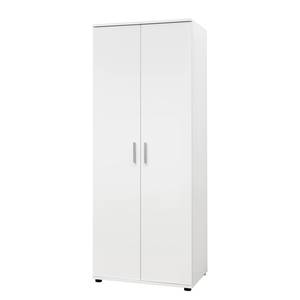 Armadio con ante battenti Bibo Bianco - Materiale a base lignea - 90 x 191 x 55 cm