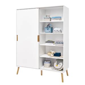 Armoire Edge Blanc - Bois manufacturé - 140 x 190 x 55 cm