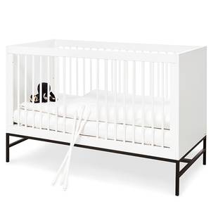 Kinderkamer Steel (3-delig) Wit - Plaatmateriaal - Metaal - 140 x 197 x 77 cm