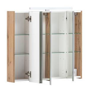 Armoire de toilette Duo I Avec éclairage - Largeur : 80 cm