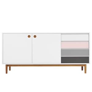 Sideboard Color Box Weiß / Rosa