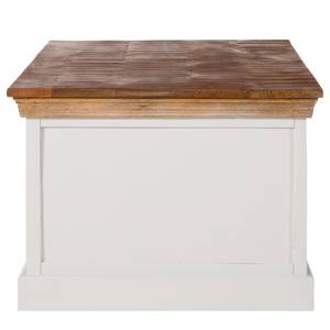 Table basse Newhaven Manguier massif - Manguier / Blanc