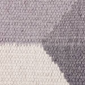 Tapis en laine Southland Kelim Laine mélangée - Gris clair - 130 x 190 cm