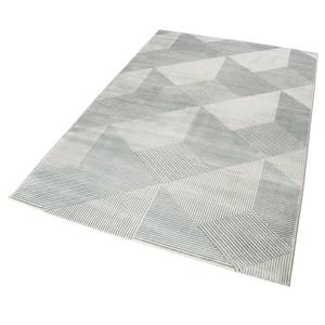 Laagpolig vloerkleed Velvet Groove kunstvezels - Grijs - 80 x 150 cm