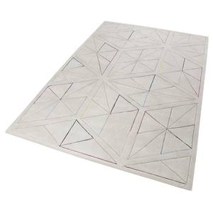 Laagpolig vloerkleed Function kunstvezels - Grijs - 80 x 150 cm