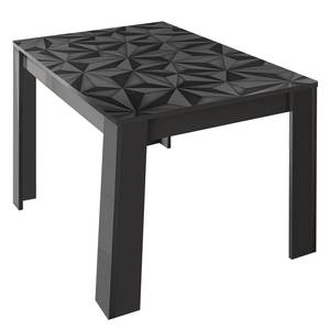 Table extensible Prisma Anthracite brillant