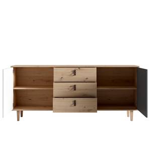 Dressoir Bowood wit/Artisan eikenhouten look