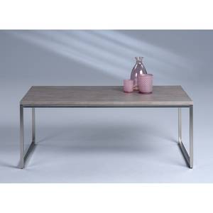 Table basse Comber II Gris / Argenté