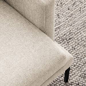 Fauteuil Bellaire textielmix - Licht beige - Zwart