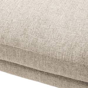 Hocker Bellaire textielmix - Licht beige - Zwart