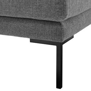 Hocker Bellaire Mischgewebe - Grau - Schwarz