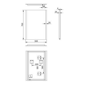 Miroir Loft Avec éclairage inclus