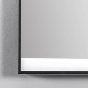Spiegel Shine Inklusive Beleuchtung - Schwarz - 80 x 60 cm