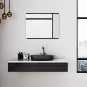 Miroir Living Noir mat