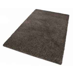 Tapis épais Siena Fibres synthétiques - Marron foncé - 160 x 240 cm