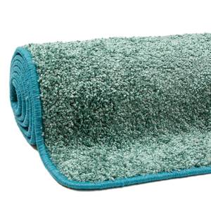 Tapis shaggy KiYDOO I Fibres synthétiques - Aqua - 200 x 290 cm