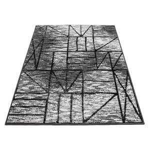 Laagpolig vloerkleed Ben kunstvezels - Grijs - 200 x 300 cm