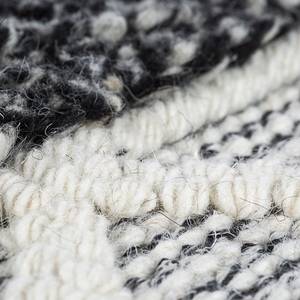 Tapis en laine Fano Laine - Crème / Noir - 160 x 230 cm