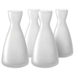 Vase Milano (4er-Set) Glas - Weiß