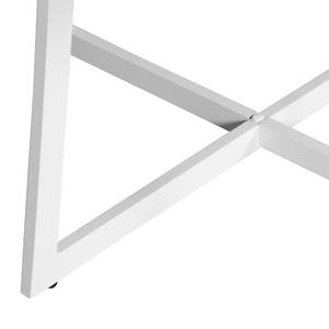 Loungetisch Alexis IV Aluminium - Weiß