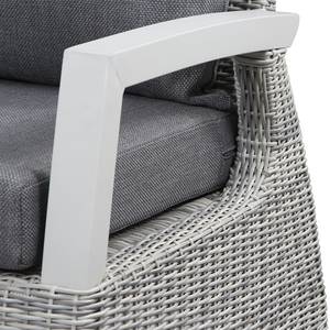 Loungemodul Corido III Aluminium / Polyester - Taupe / Grau