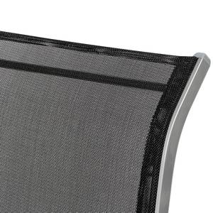Stapelstuhl Saturn Aluminium / Textilgewebe - Silber