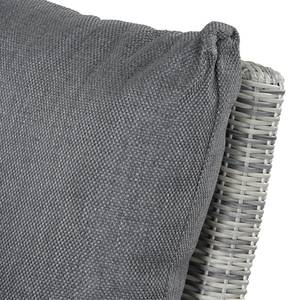 Loungeecke Corido II Aluminium / Polyester - Taupe / Grau