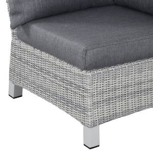 Loungeecke Corido II Aluminium / Polyester - Taupe / Grau