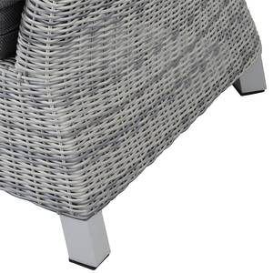 Loungeecke Corido II Aluminium / Polyester - Taupe / Grau