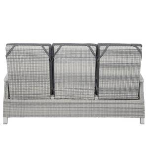 Loungesofa Corido II Aluminium / Polyester - Taupe / Grau