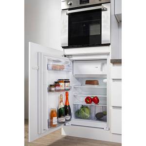 Küchenzeile Melano VI (9-teilig) Hochglanz Weiß / Weiß - Breite: 380 cm - Ohne Elektrogeräte
