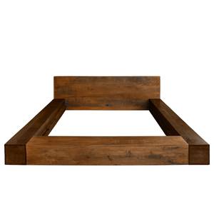 Massivholzbett Wicklewood Braun - Massivholz - 230 x 71 x 235 cm