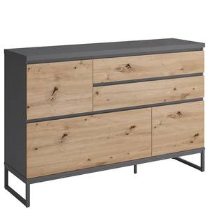 Sideboard Lezay I Eiche Artisan Dekor / Anthrazit