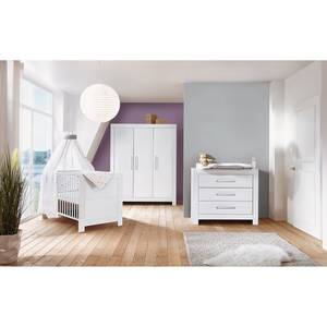 Chambre enfants Nordic White II (3 élém) Blanc - Bois manufacturé