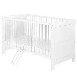 Babyzimmer-Set Nordic White II (3-tlg) Weiß - Holzwerkstoff