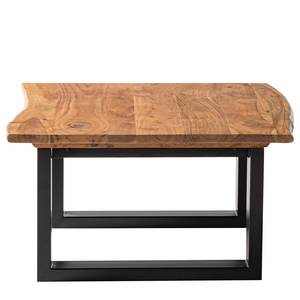 Tavolino da salotto Kapra Acacia massello / Metallo - Larghezza: 80 cm