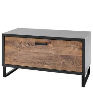 Gardrobeset Hixson (5-delig) Barrique eikenhouten look/zwart