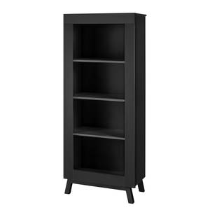 Étagère Miami Black Noir - Bois manufacturé - 68 x 165 x 37 cm