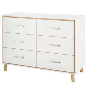 Verschoningscommode Coco White Wit - 132 x 104 x 53 cm