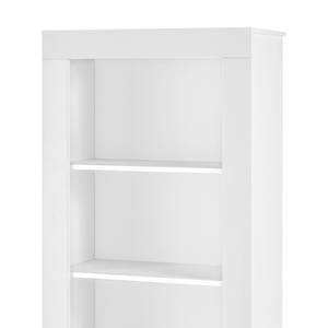 Standregal Miami White Weiß - Holzwerkstoff - 68 x 165 x 37 cm